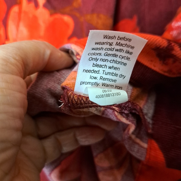 SONOMA Corduroy Balloon Sleeve Tunic Top Size 2X GUC - Picture 11 of 16